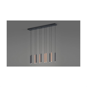 MUSTERRING - CALINA LANGBORDSPENDEL - SORT - JUSTERBAR - LED LYS - STÆRK PRIS